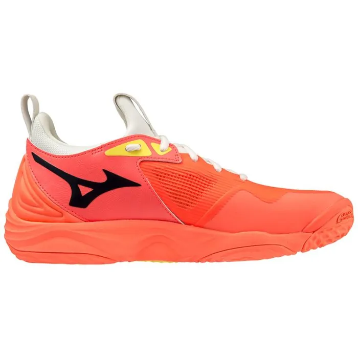 Mizuno WAVE MOMENTUM 3 Neonflameblkbolt2neon Women Volleyball Mizuno WAVE MOMENTUM 3 Neonflameblkbolt2neon Women Volleyball
