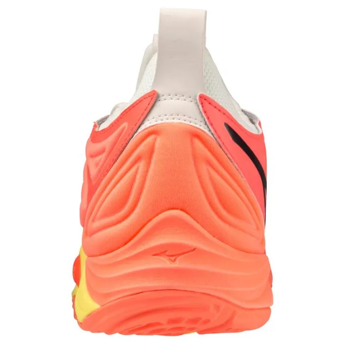 Mizuno WAVE MOMENTUM 3 Neonflameblkbolt2neon Women Volleyball Mizuno WAVE MOMENTUM 3 Neonflameblkbolt2neon Women Volleyball