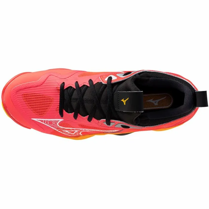 Mizuno WAVE MOMENTUM 3 Radiant Redwhitecarrot Curl Women Volleyball Mizuno WAVE MOMENTUM 3 Radiant Redwhitecarrot Curl Women Volleyball