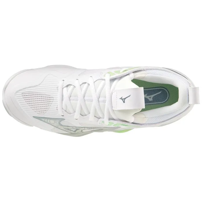 Mizuno WAVE MOMENTUM 3 Whitegridgepatinagreen Women Volleyball Mizuno WAVE MOMENTUM 3 Whitegridgepatinagreen Women Volleyball