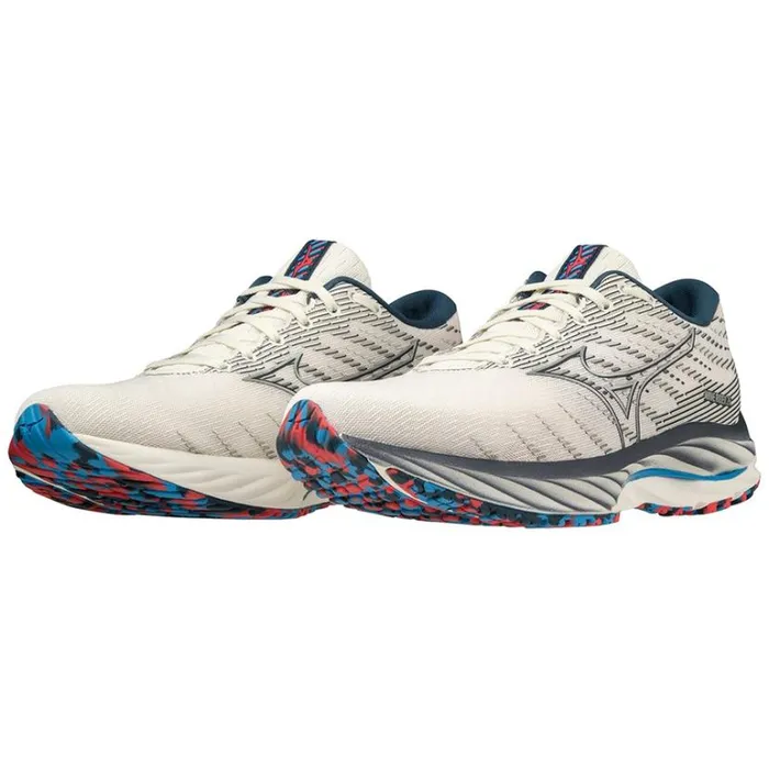 Mizuno Wave Rider 26 Snowwhitesilveribizablue Women Running Mizuno Wave Rider 26 Snowwhitesilveribizablue Women Running