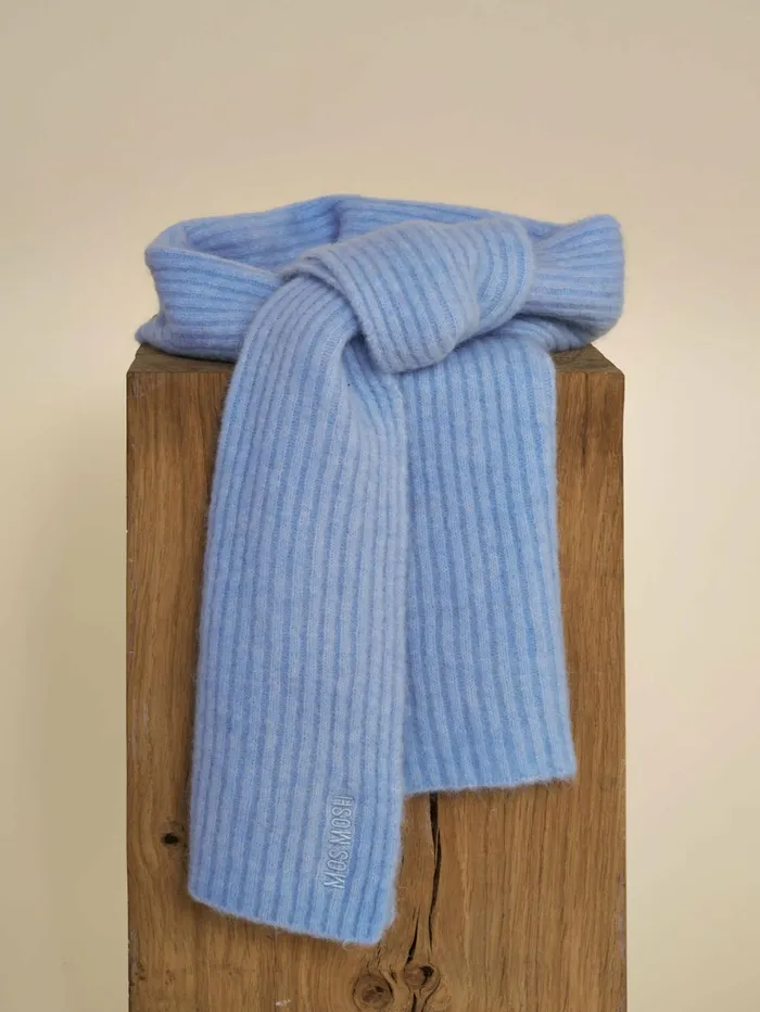 MOS MOSH Accessories Women MMLora Knit Scarf Cashmere Blue