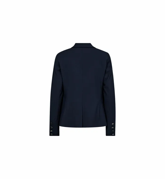 MOS MOSH Blazers Women MMBlake Piet Blazer Salute Navy MOS MOSH Blazers Women MMBlake Piet Blazer Salute Navy