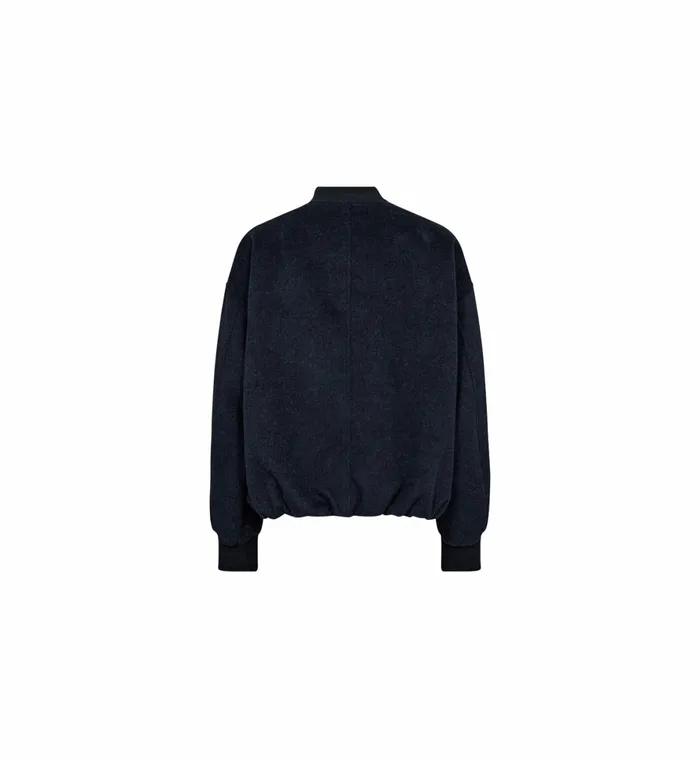 MOS MOSH Jackets and Coats Women MMDumont Bomber Wool Jacket Salute Navy MOS MOSH Jackets and Coats Women MMDumont Bomber Wool Jacket Salute Navy
