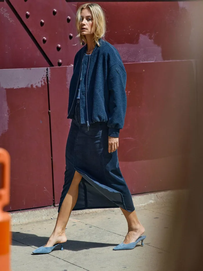 MOS MOSH Jackets and Coats Women MMDumont Bomber Wool Jacket Salute Navy MOS MOSH Jackets and Coats Women MMDumont Bomber Wool Jacket Salute Navy