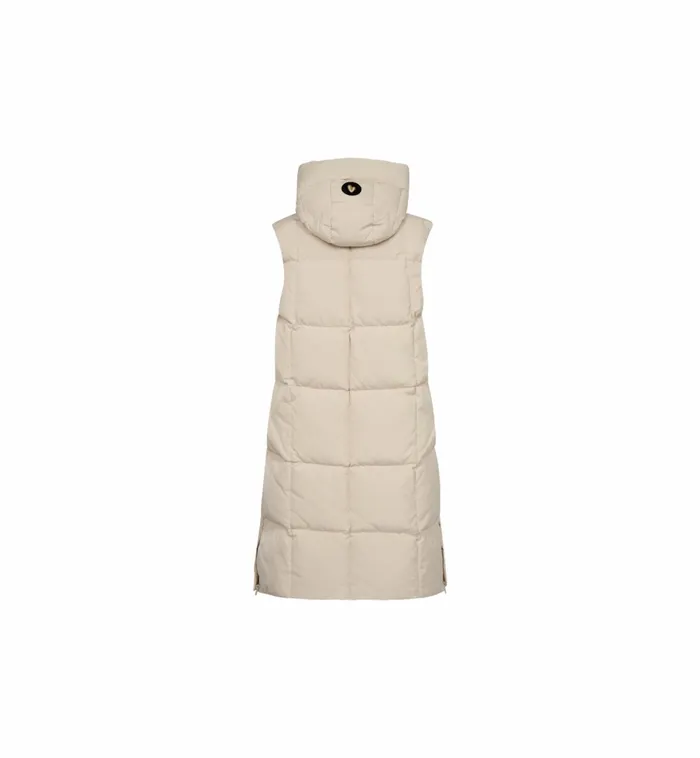 MOS MOSH Jackets and Coats Women MMNova Square Down Waistcoat Feather Gray MOS MOSH Jackets and Coats Women MMNova Square Down Waistcoat Feather Gray