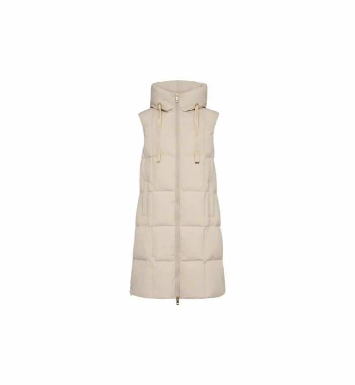 MOS MOSH Jackets and Coats Women MMNova Square Down Waistcoat Feather Gray MOS MOSH Jackets and Coats Women MMNova Square Down Waistcoat Feather Gray