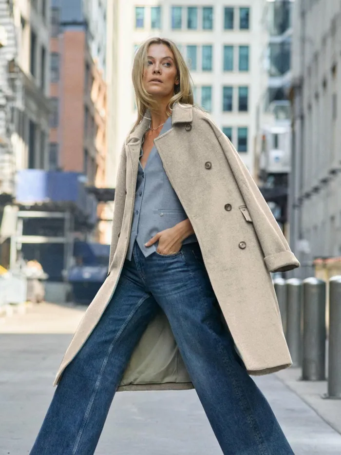 MOS MOSH Jackets and Coats Women MMVenice Wool Jacket Feather Gray