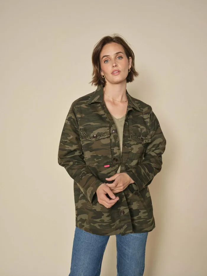 MOS MOSH Shirts Women MMPaco Army Shirt Forest Night