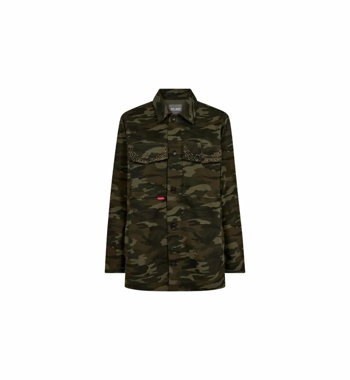 MOS MOSH Shirts Women MMPaco Army Shirt Forest Night MOS MOSH Shirts Women MMPaco Army Shirt Forest Night