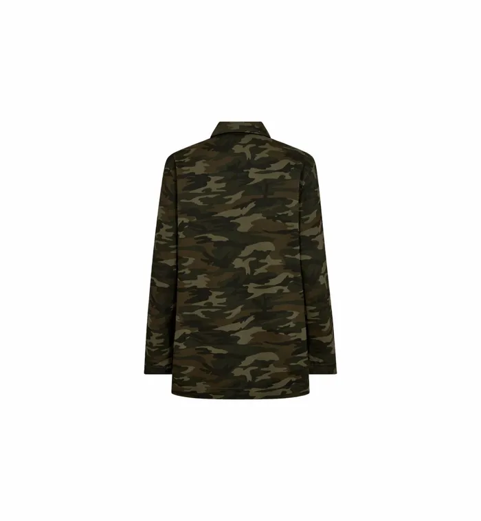 MOS MOSH Shirts Women MMPaco Army Shirt Forest Night MOS MOSH Shirts Women MMPaco Army Shirt Forest Night