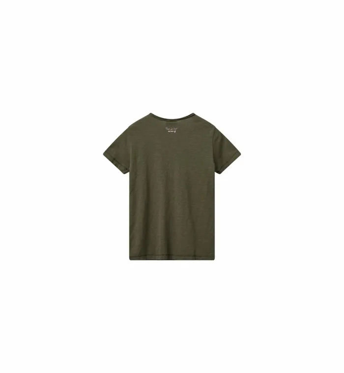 MOS MOSH Tees Women MMAstin Basic Tee Burnt Olive MOS MOSH Tees Women MMAstin Basic Tee Burnt Olive