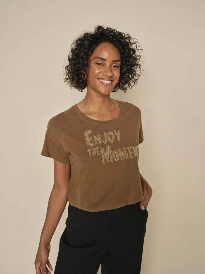 MOS MOSH Tees Women MMElvi OSS Tee Rain Drum