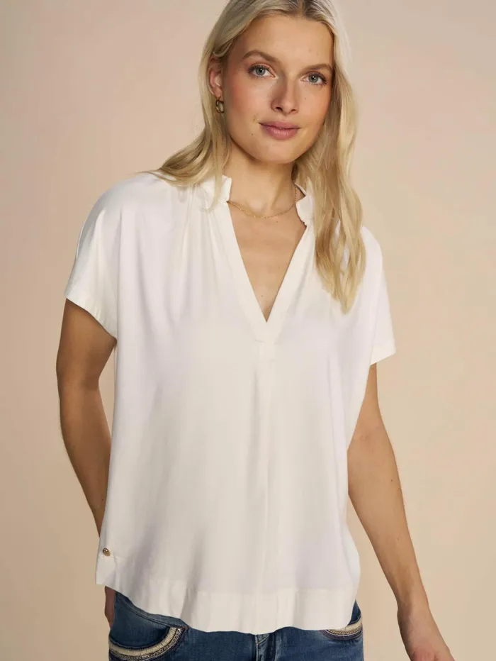 MOS MOSH Tees Women MMShira Tee Ecru