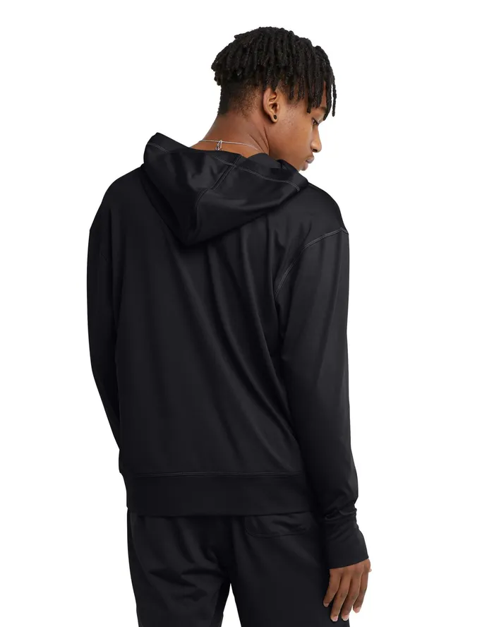 Mvp All Day 14 Zip Hoodie Black Men Champion Hoodies and Sweatshirts
