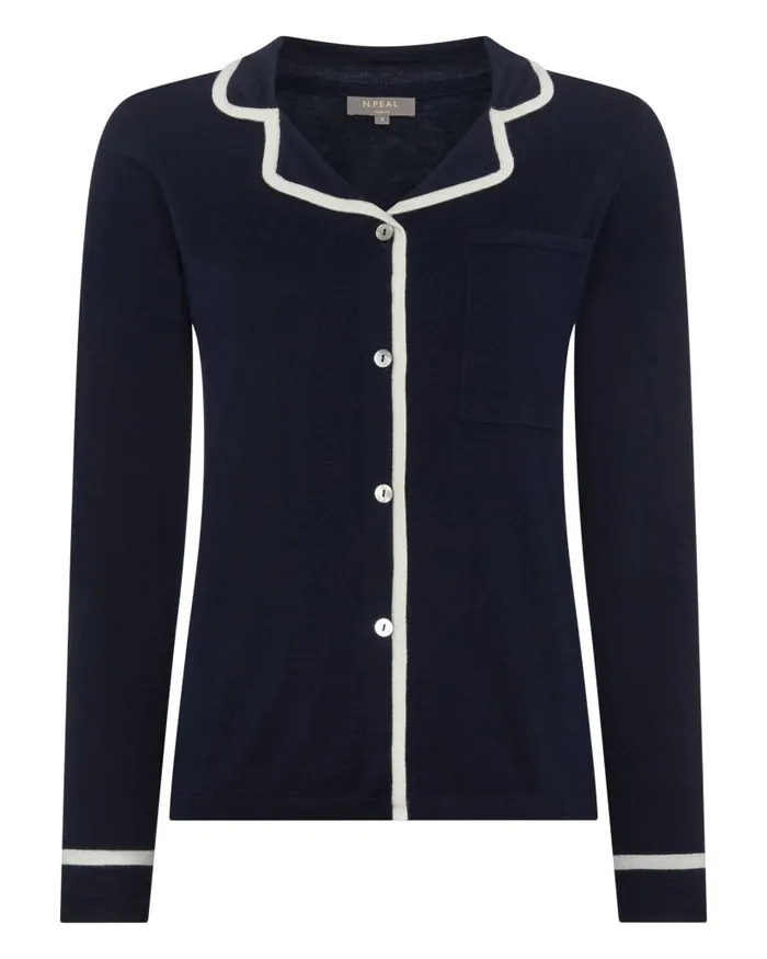 NPeal Tops and Tshirts Women Pyjama Top Navy Blue