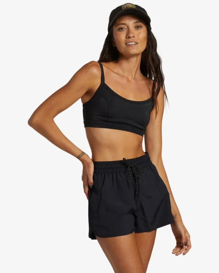 New Adventure Short Solid Shorts Black Women Billabong Shorts
