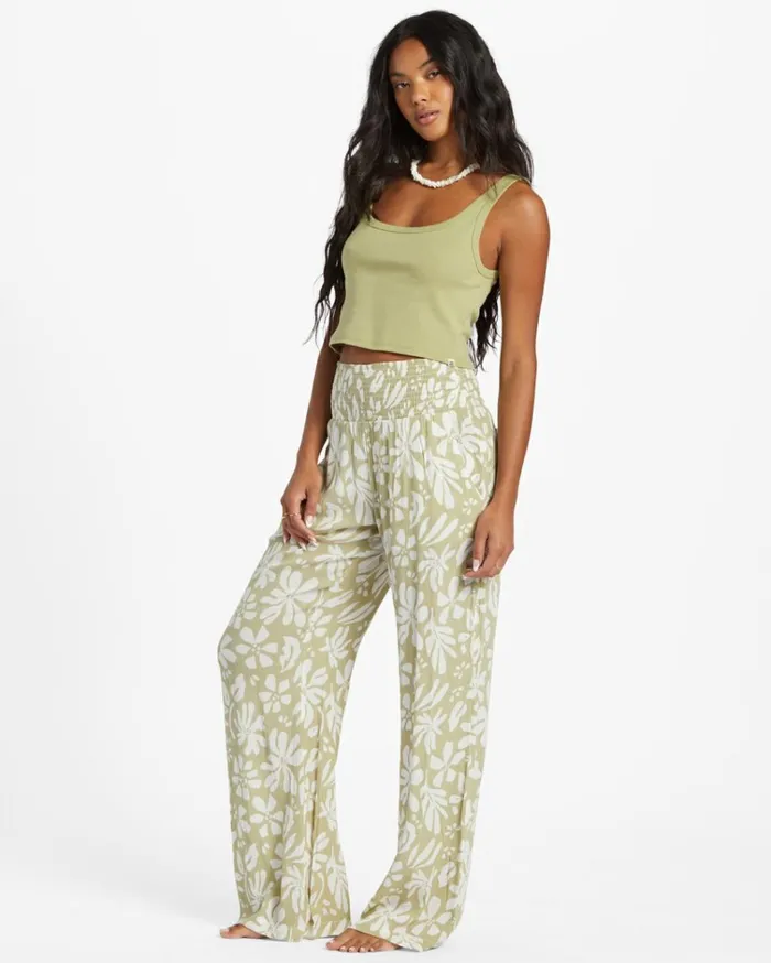 New Waves 2 WideLeg Pants Avocado 2 Women Billabong Pants