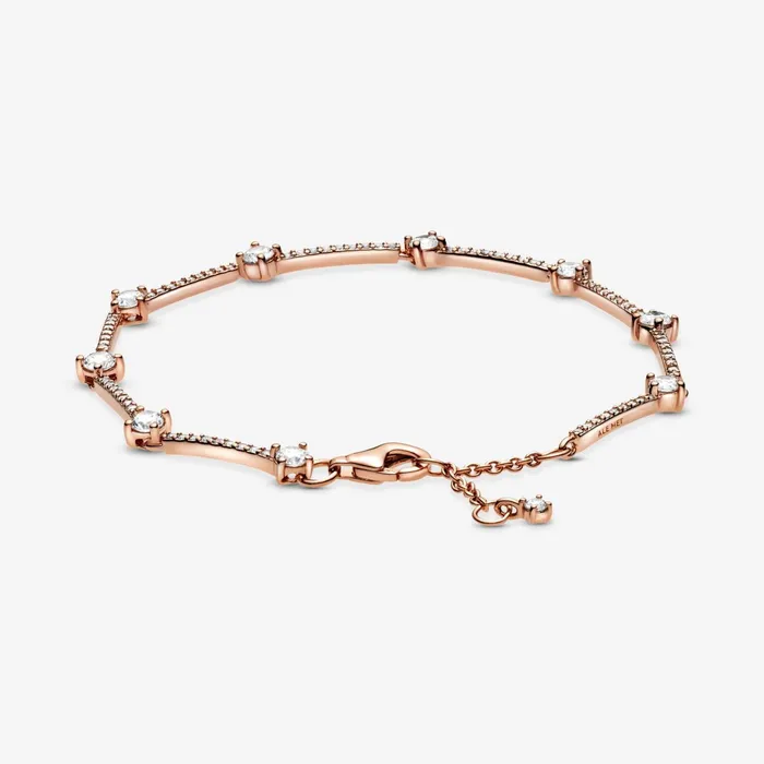 Noncharm Bracelets Women Pandora Sparkling Pav Bars Bracelet