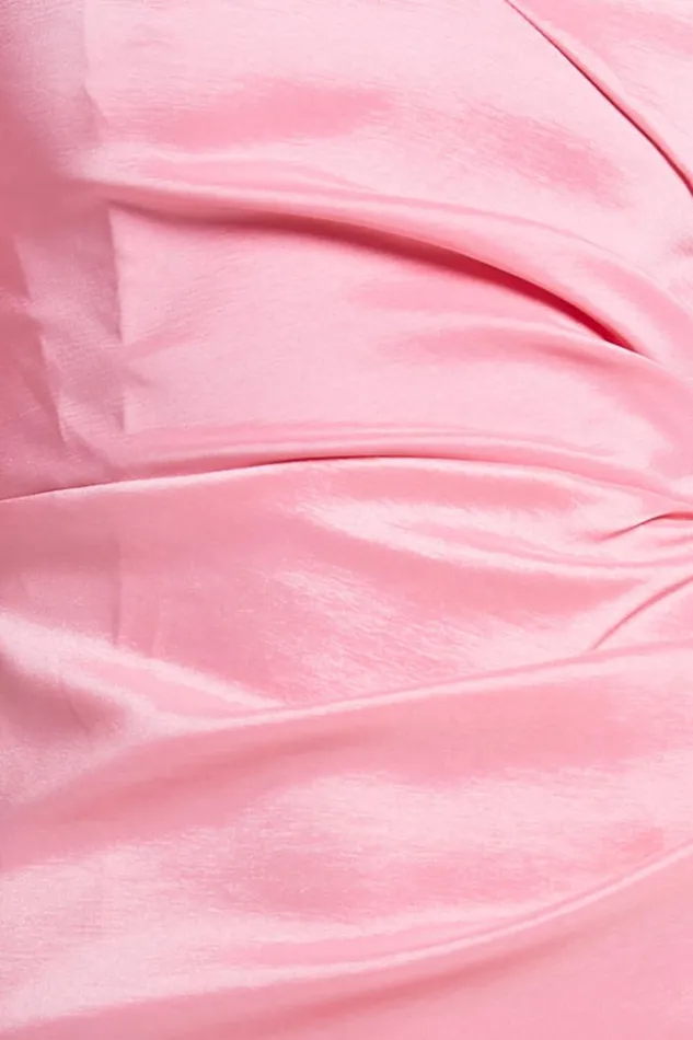 Olive Mini Dress 8211 Sweetheart Off Shoulder Short Puff Sleeve In Pink Women Showpo Dresses