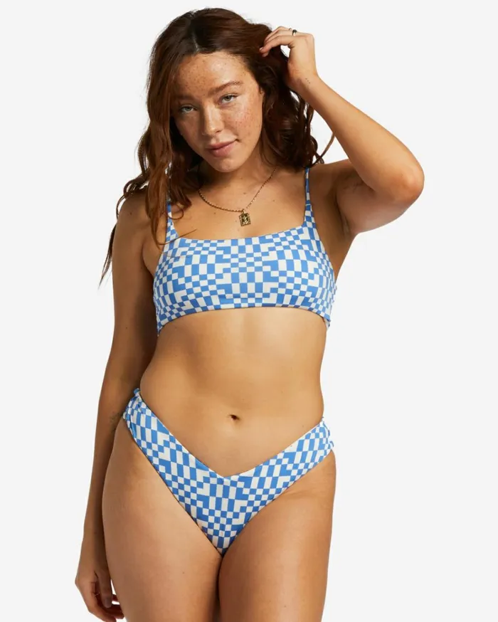 Out Of The Blue Zoe Crop Bikini Top Seaside Women Billabong Bikinis