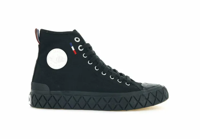 Palladium Palla Ace Canvas Mid Blackblack Women Boots