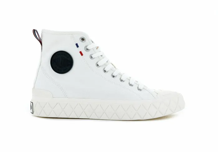 Palladium Palla Ace Canvas Mid Star White Men Boots