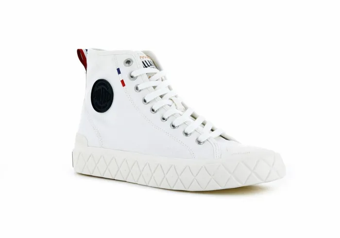 Palladium Palla Ace Canvas Mid Star White Men Boots
