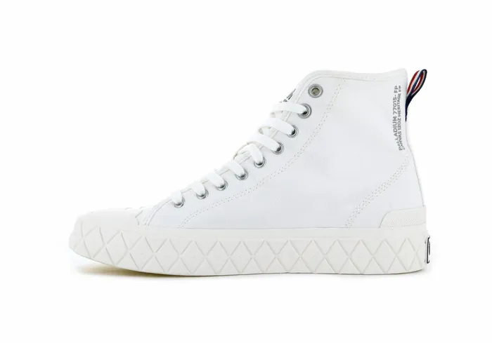 Palladium Palla Ace Canvas Mid Star White Men Boots