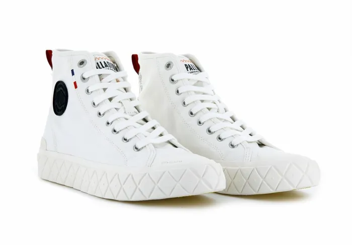 Palladium Palla Ace Canvas Mid Star White Men Boots