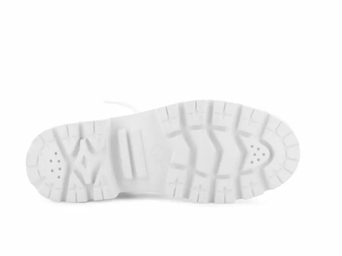 Palladium Pallabase Leather Whiteblack Women Heel Boots