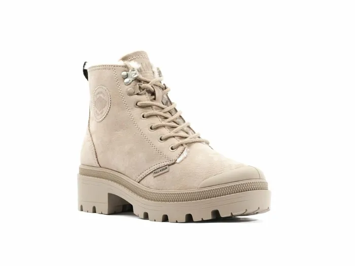 Palladium Pallabase Nubuck Zip Wl Miss Dune Women Heel Boots