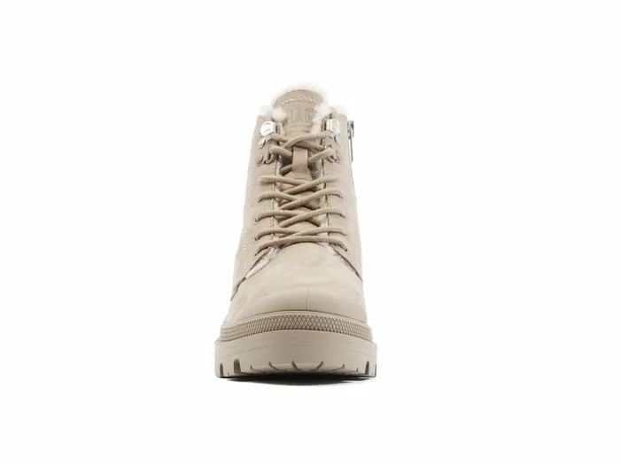 Palladium Pallabase Nubuck Zip Wl Miss Dune Women Heel Boots