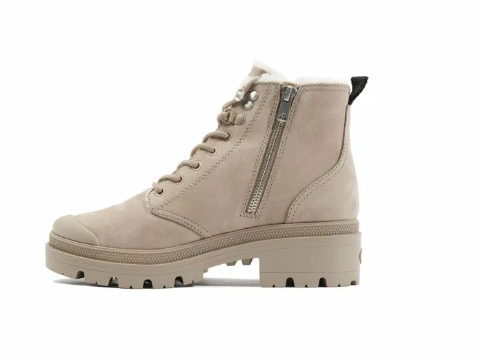 Palladium Pallabase Nubuck Zip Wl Miss Dune Women Heel Boots