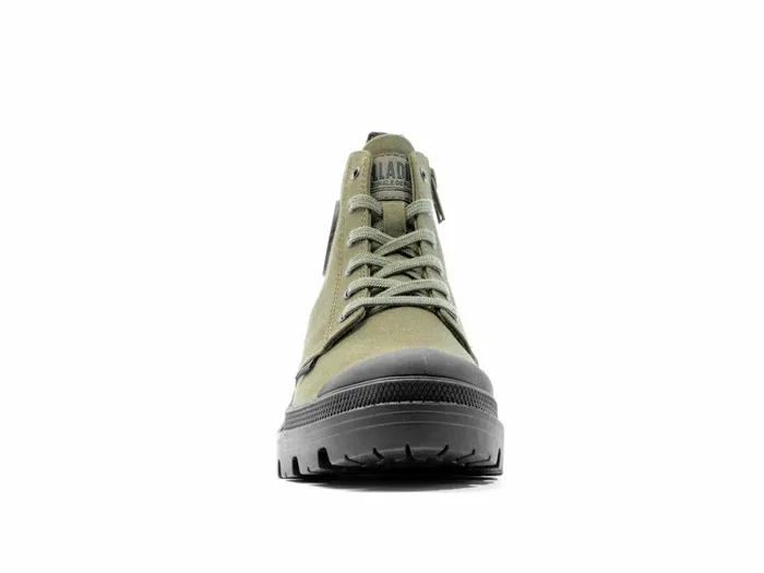 Palladium Pallabase Twill Olive Night Women Boots