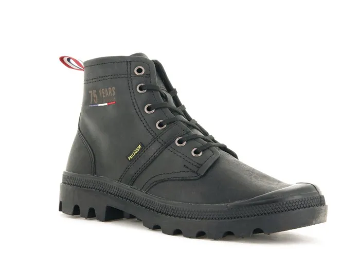 Palladium Pallabrousse 75th Leather Blackblack Women Boots