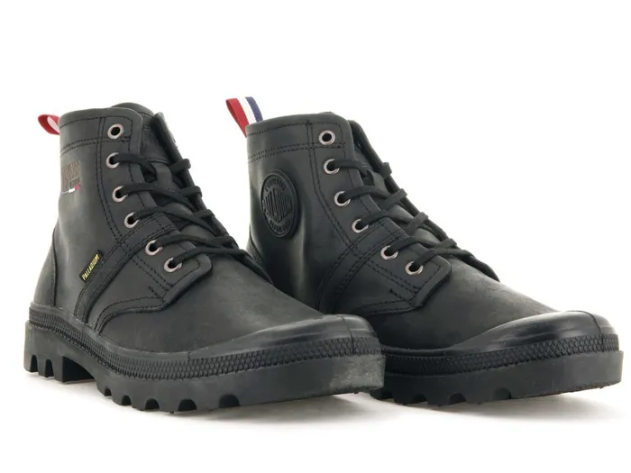 Palladium Pallabrousse 75th Leather Blackblack Women Boots