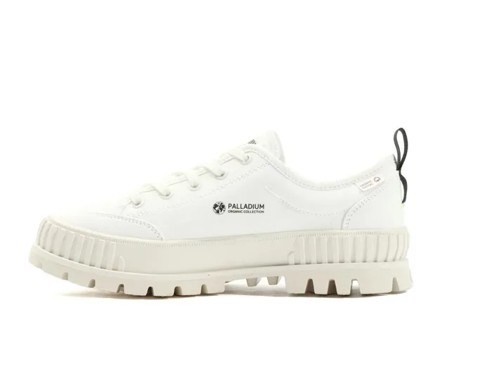 Palladium Pallashock Lo Organic 2 Star White Kids Sneakers