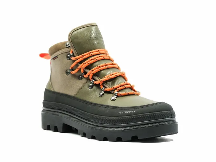 Palladium Pallatrooper Hiker Wp Olive Night Women Boots