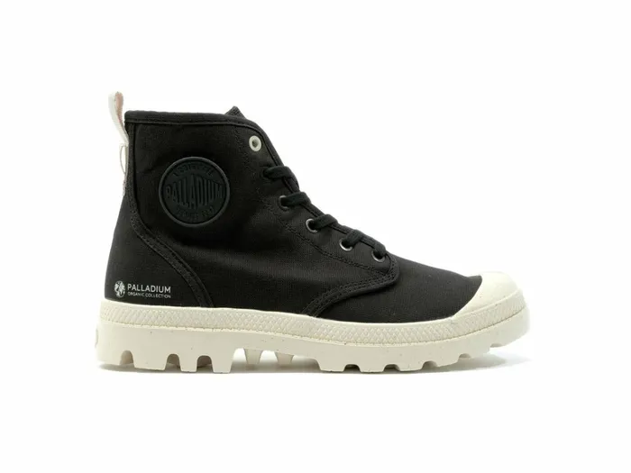 Palladium Pampa Hi Zip Organic Black Kids Boots