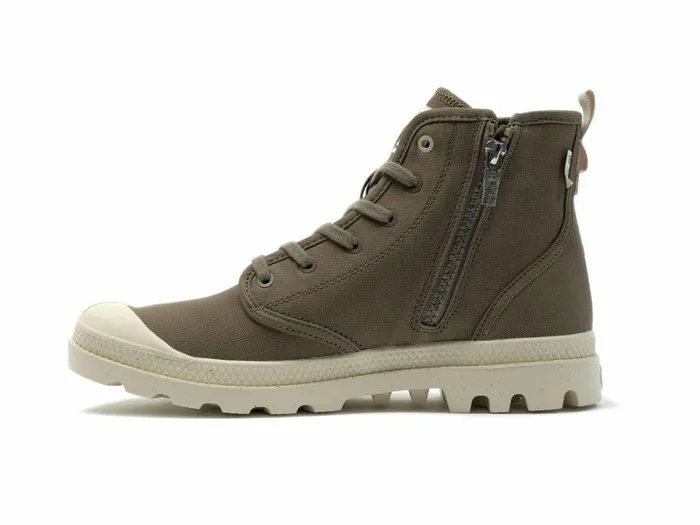 Palladium Pampa Hi Zip Organic Dusky Green Men Boots