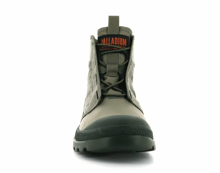 Palladium Pampa Travel Lite Dusky Green Kids Boots