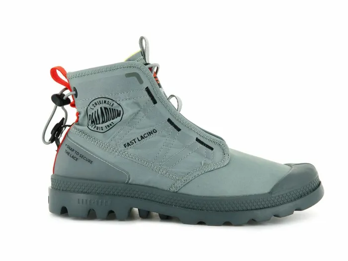 Palladium Pampa Travel Lite Slate Gray Women Boots