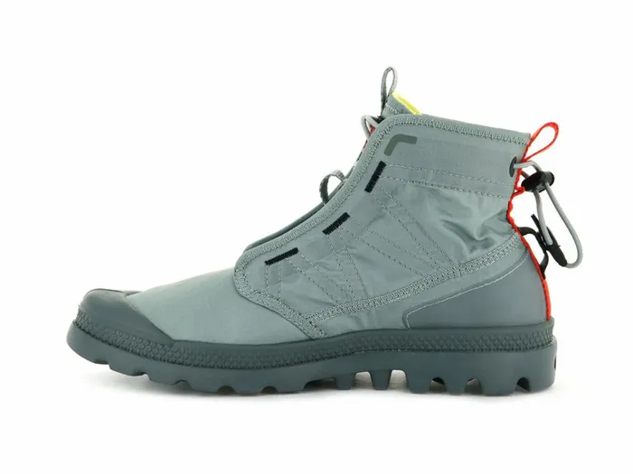 Palladium Pampa Travel Lite Slate Gray Women Boots