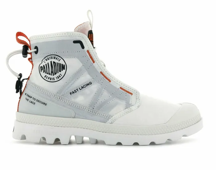 Palladium Pampa Travel Lite Star White Kids Boots