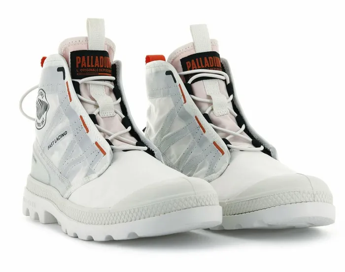 Palladium Pampa Travel Lite Star White Kids Boots