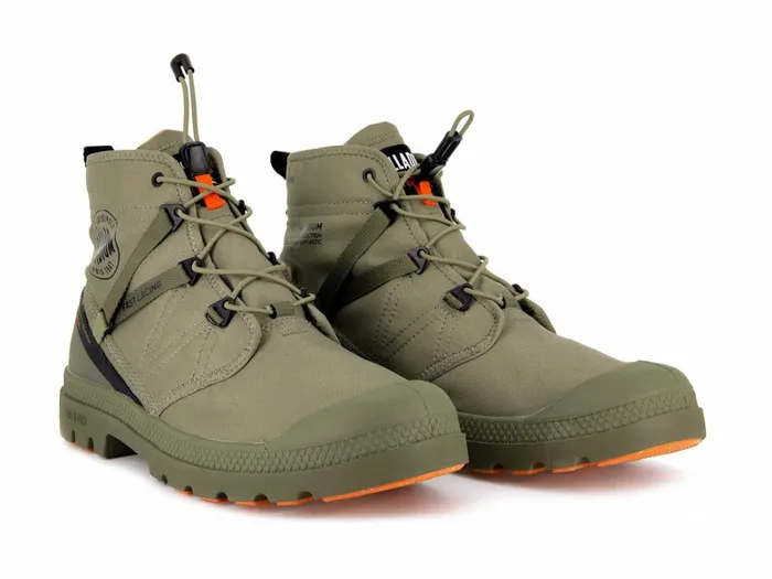 Palladium Pampa Travel Lite Waterproof Dune Kids Boots