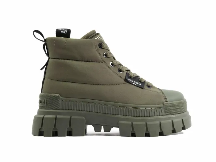 Palladium Revolt Boot Overcush Olive Night Women Boots