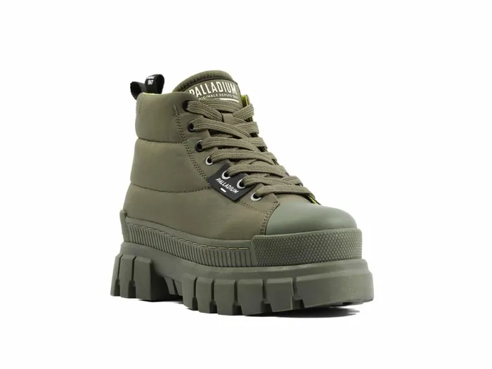 Palladium Revolt Boot Overcush Olive Night Women Boots