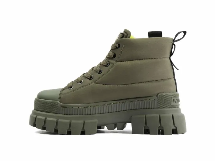 Palladium Revolt Boot Overcush Olive Night Women Boots